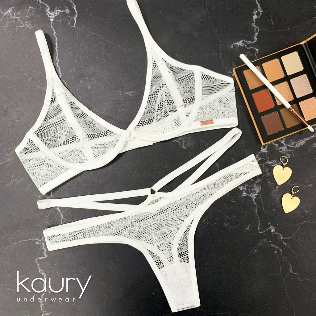 Conjunto de encaje con aro KAURY 8168